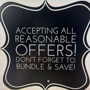 Accepting All Reasonable Offers on my closet!